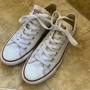 Converse Unisex White Canvas Shoes